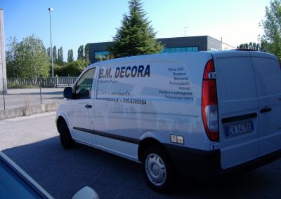 grafica adesiva furgone bm decora