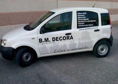 Scritte adesive per auto bm decora