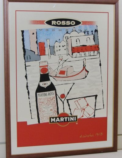 Specchi colorati Martini rosso